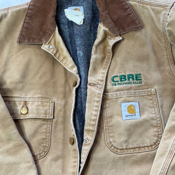 Vintage Carhartt Lined Jacket Sz 42 - Picture 3 of 15